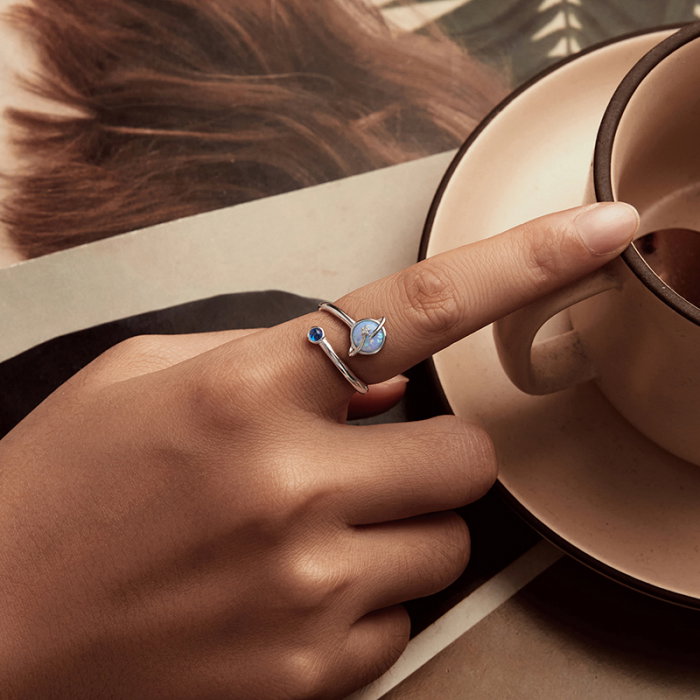 Inel argint Planeta si Opal [5]