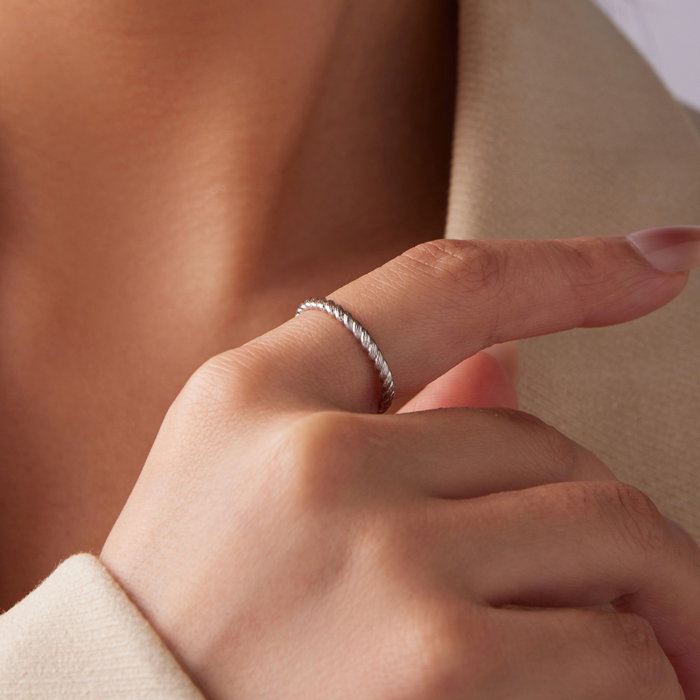 Inel argint rasucit [7]