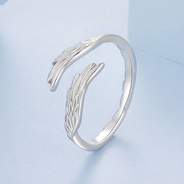 Inel argint reglabil aripi de inger [3]