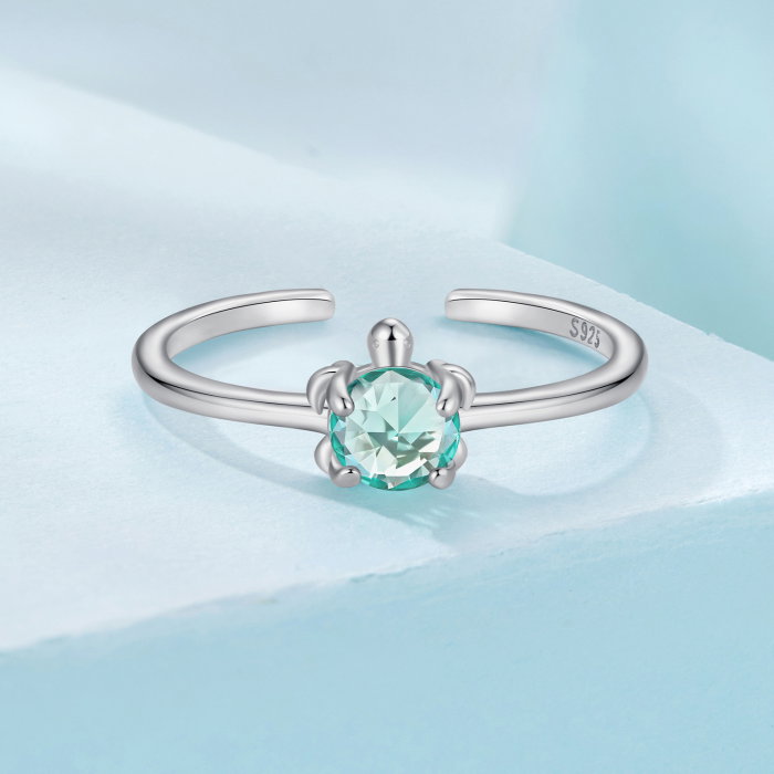 Inel argint reglabil broasca testoasa [5]