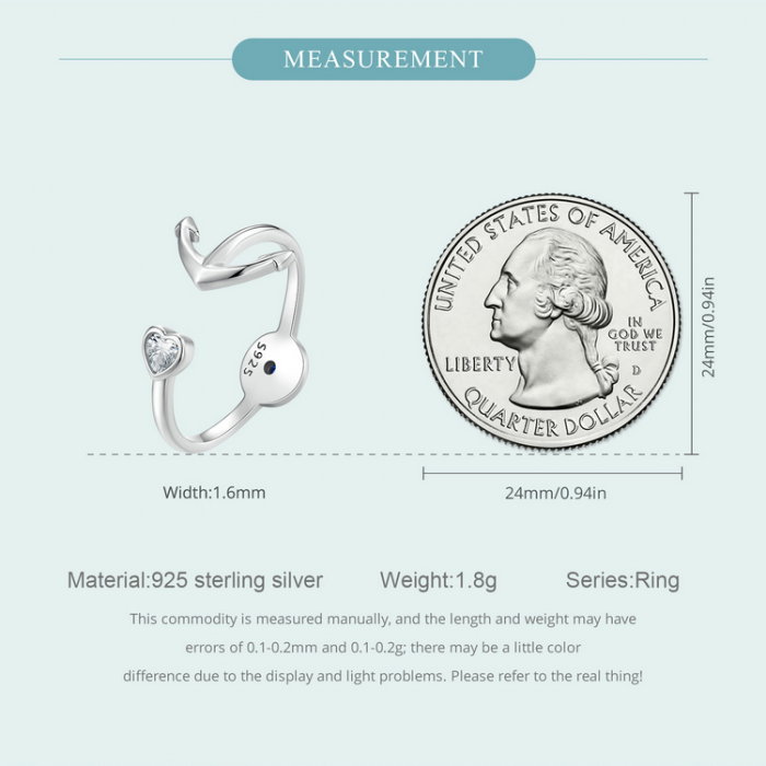 Inel argint reglabil busola si ancora [17]