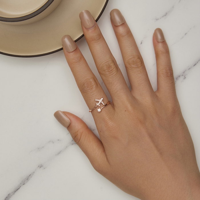 Inel argint reglabil calatorii [4]