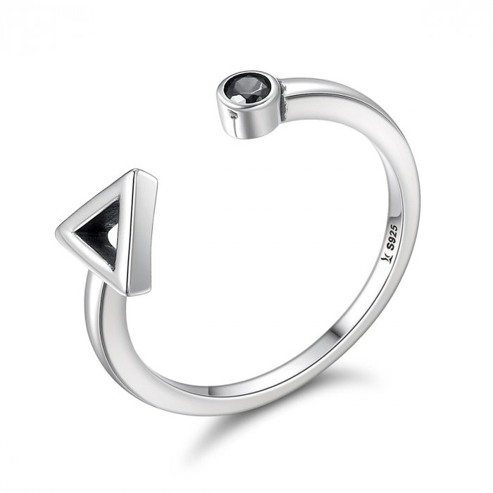 Inel argint reglabil cu forme geometrice [1]