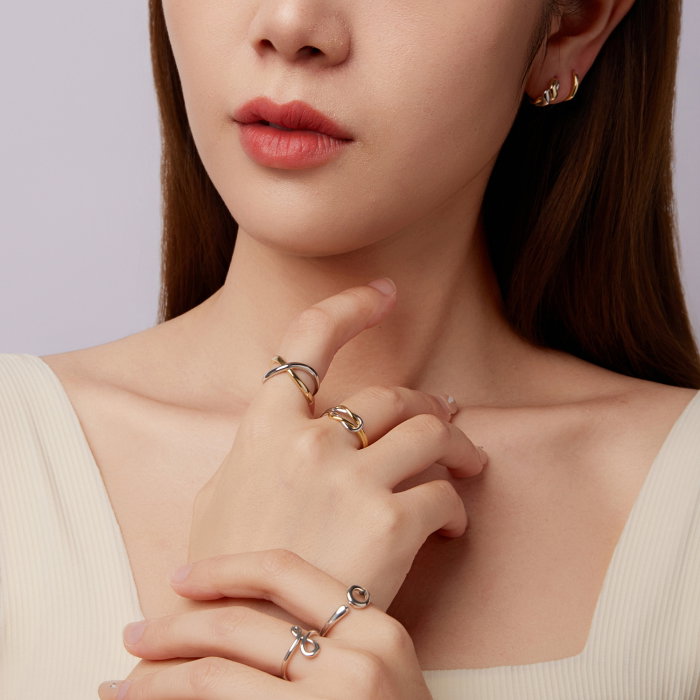 Inel argint reglabil cu Infinit [7]