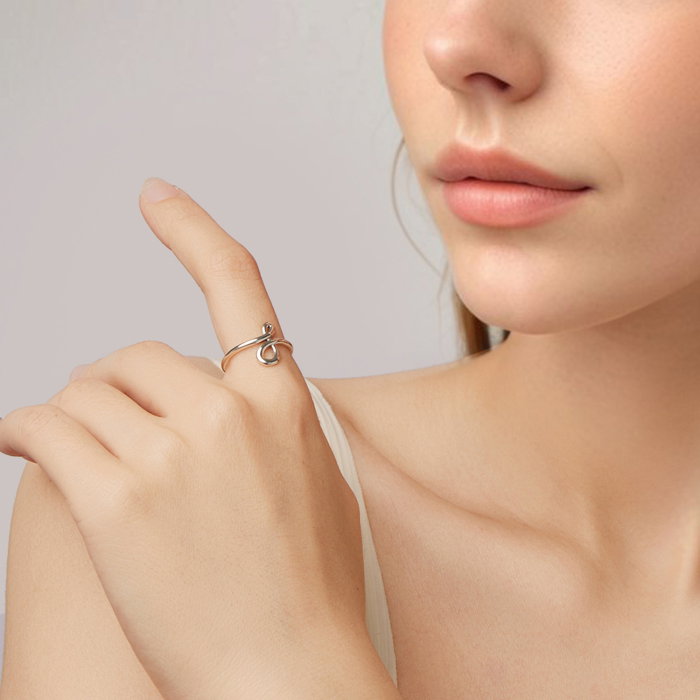 Inel argint reglabil cu Infinit [8]