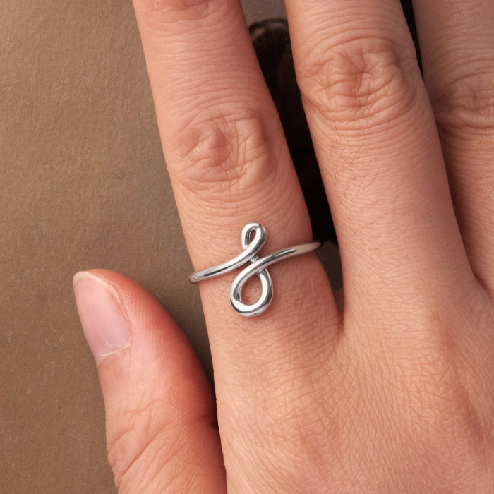 Inel argint reglabil cu Infinit [2]