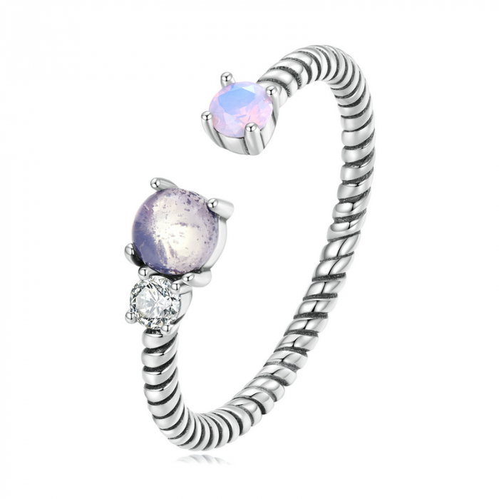 Inel argint reglabil cu opal [1]