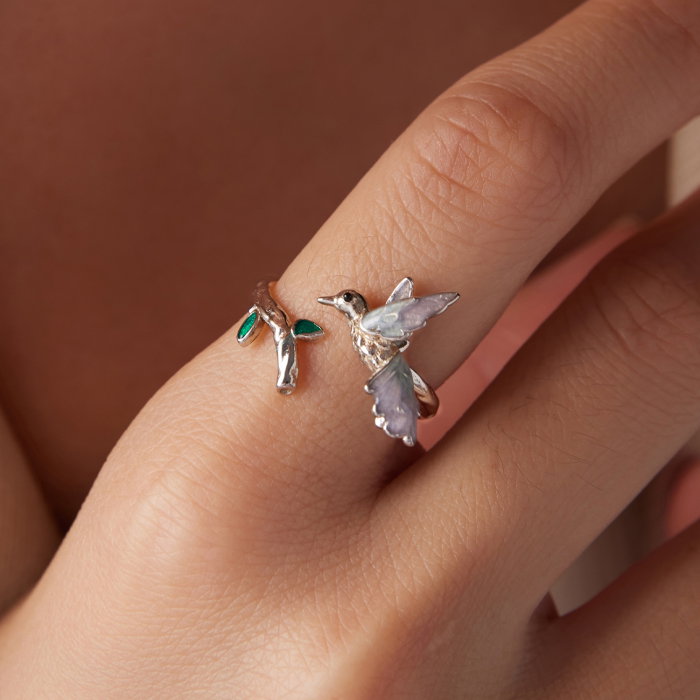 Inel argint reglabil cu pescarus [9]