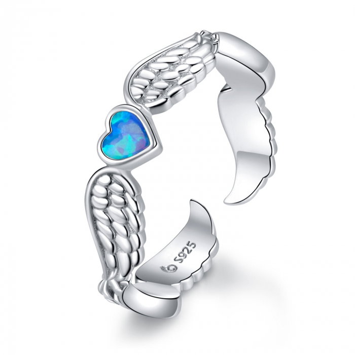 Inel argint reglabil dragoste inaripata [2]