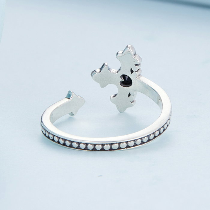 Inel argint reglabil Dragoste si Credinta [4]