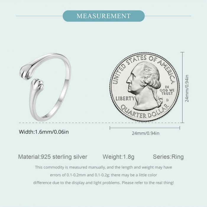 Inel argint reglabil imbratisare de pisica [11]