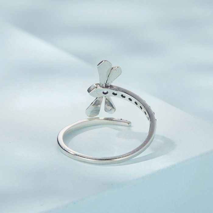 Inel argint reglabil Libelula [6]