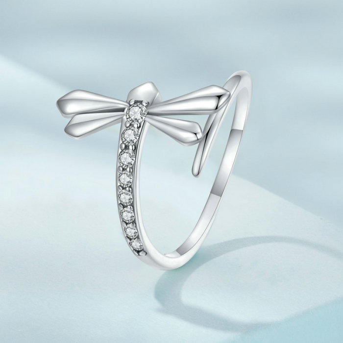 Inel argint reglabil Libelula [3]