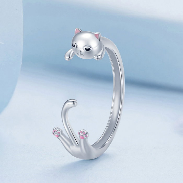 Inel argint reglabil pisicuta [3]