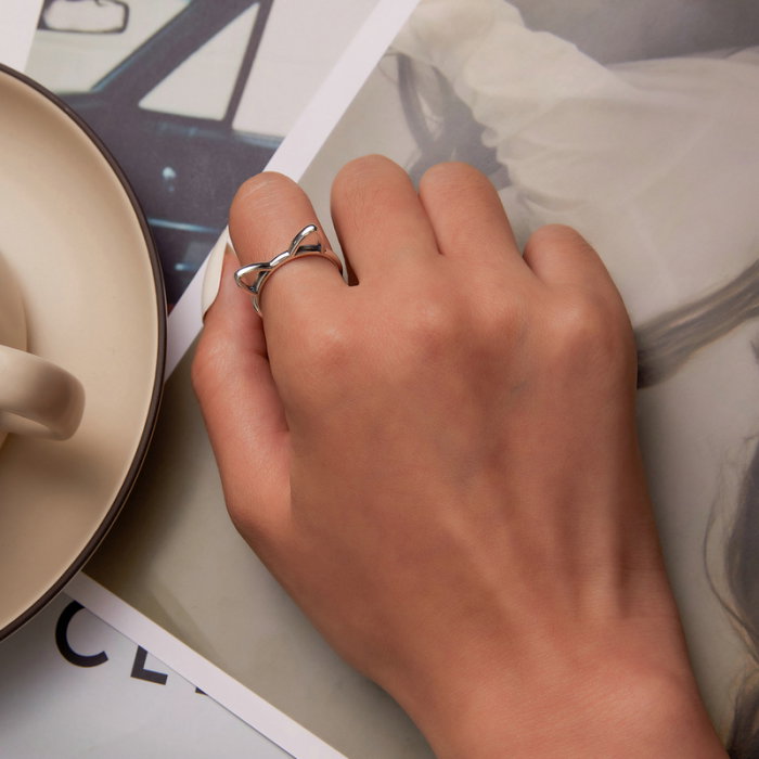 Inel argint reglabil pisicuta [6]