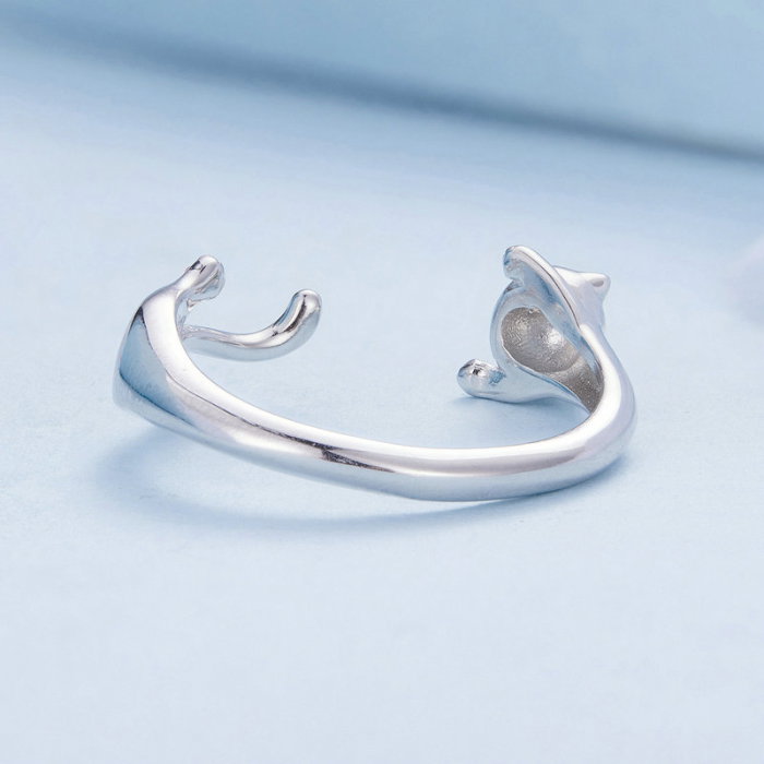 Inel argint reglabil pisicuta [7]