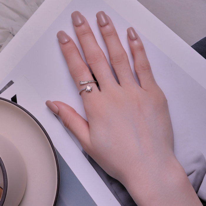 Inel argint reglabil steaua cazatoare [2]