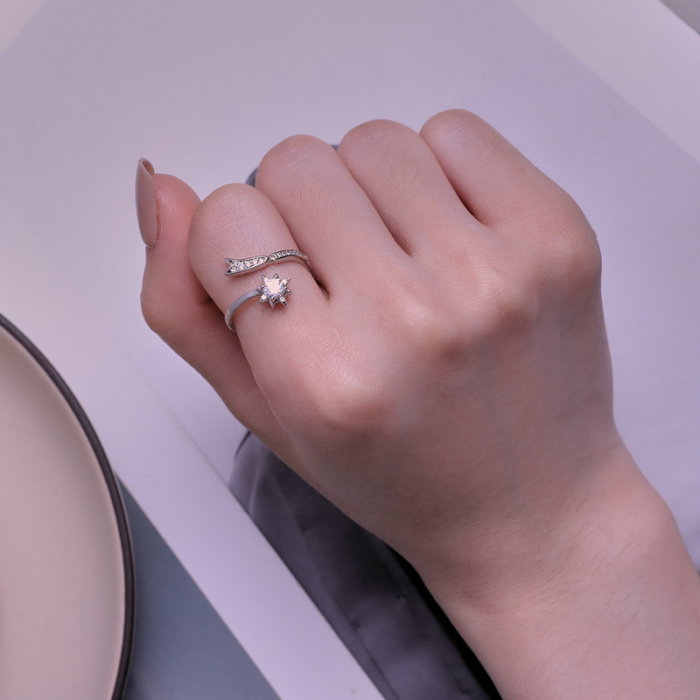 Inel argint reglabil steaua cazatoare [6]