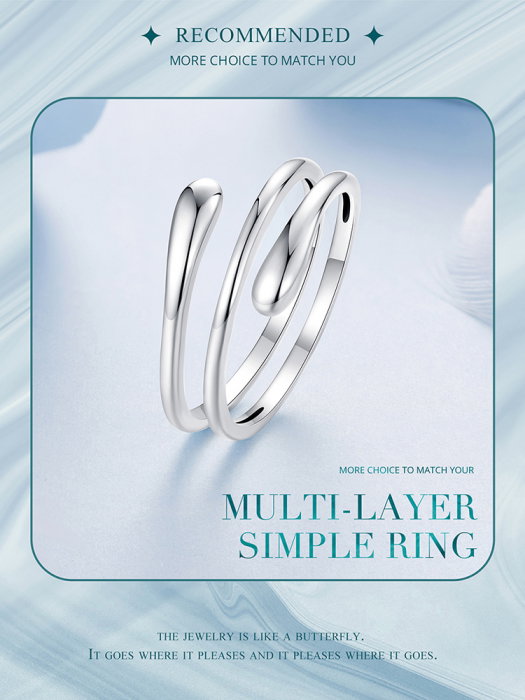 Inel argint reglabil tip spirala [16]