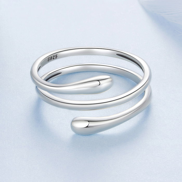 Inel argint reglabil tip spirala [4]