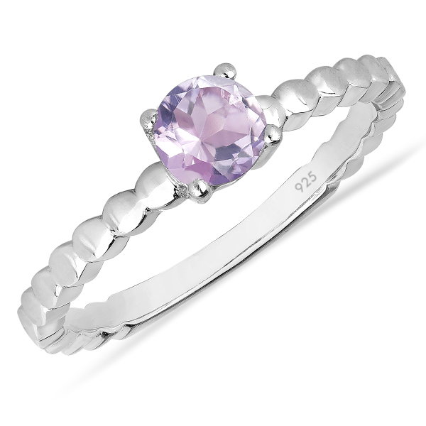 Inel argint Rosalind, 925, cu ametist roz - IVA0057 [1]