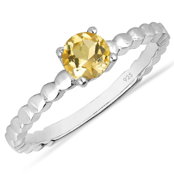 Inel argint Rosalind, 925, cu citrin - IVA0056 [1]