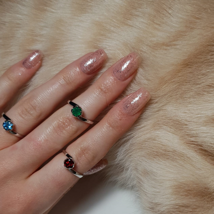 Inel argint Roxelana, 925, cu agat verde - IVA0071 [5]