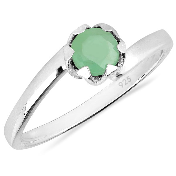 Inel argint Roxelana, 925, cu smarald - IVA0069 [1]