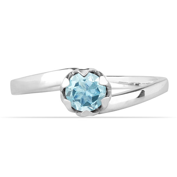 Inel argint Roxelana, 925, cu topaz albastru elvetian - IVA0072 [2]