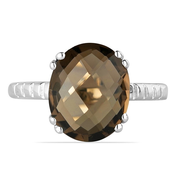 Inel argint Royal, 925, cu cuart fumuriu - IVA0002 [2]