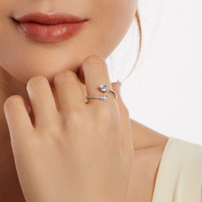 Inel argint Sageata Dragostei [5]