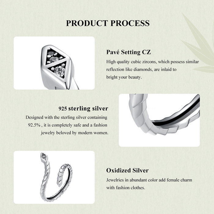 Inel argint sarpe [14]