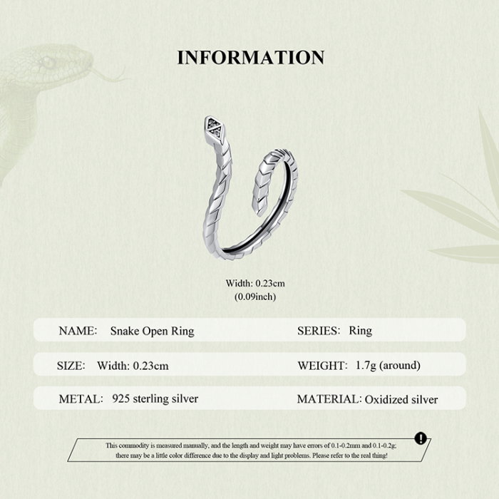 Inel argint sarpe [15]