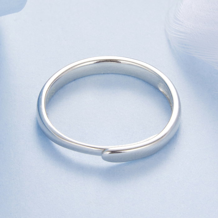Inel argint simplu [9]
