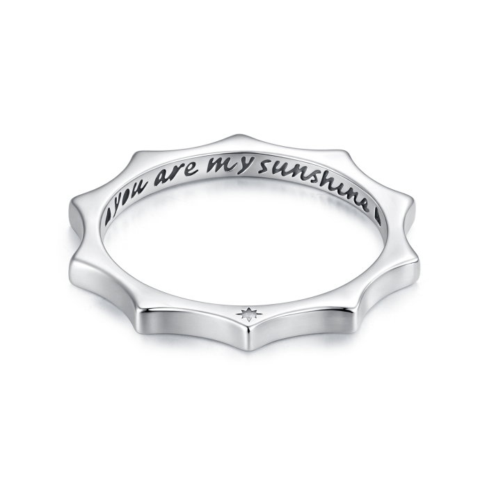 Inel argint soare cu Zirconia [1]