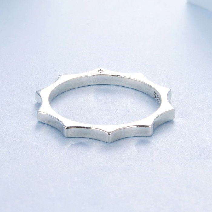 Inel argint soare cu Zirconia [6]