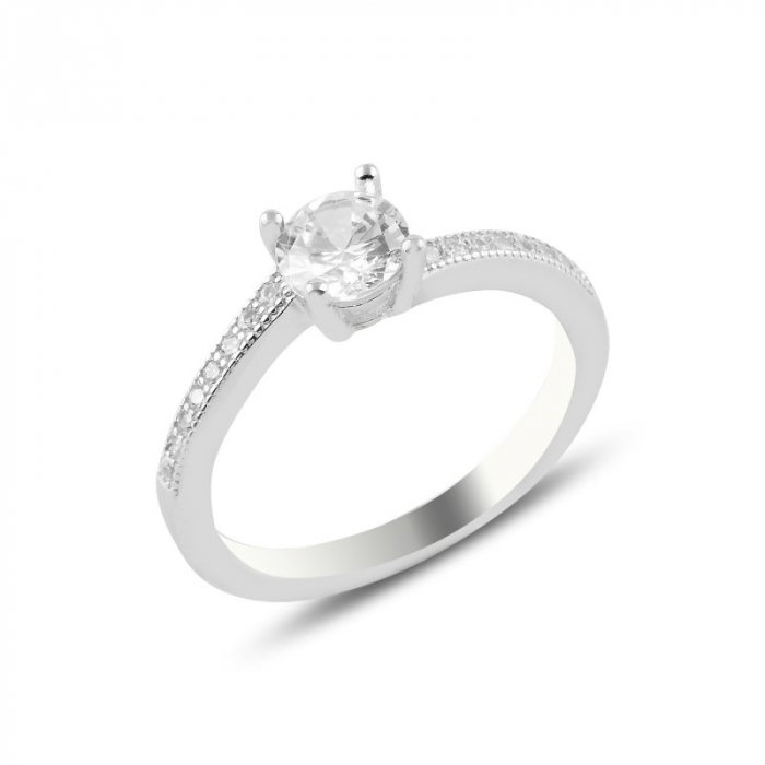 Inel argint Solitaire [1]