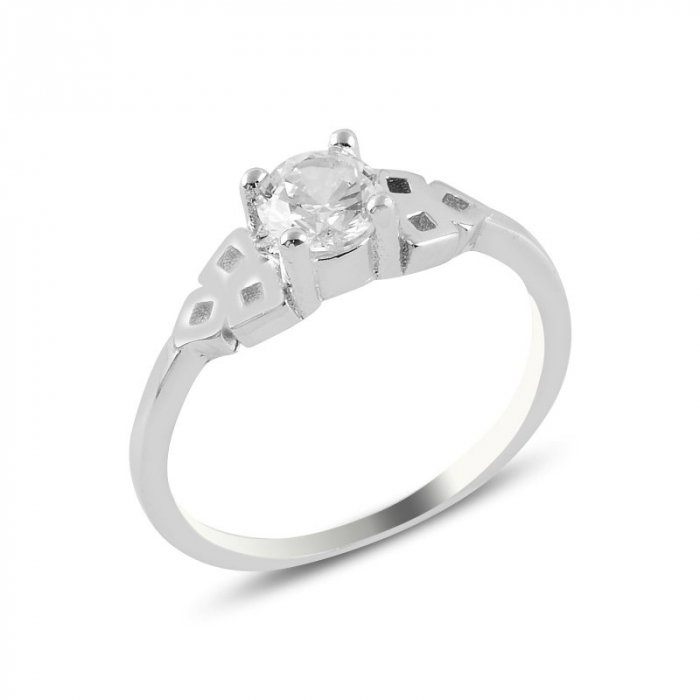 Inel argint Solitaire [1]