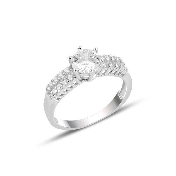 Inel argint Solitaire cu zirconiu [1]