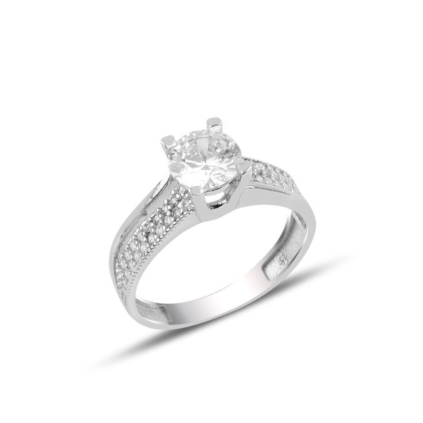Inel argint Solitaire cu zirconiu [1]