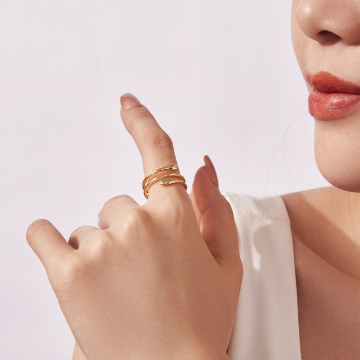 Inel argint spiralat [6]