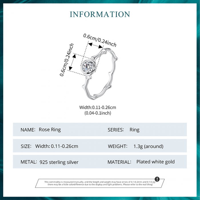 Inel argint trandafir [13]