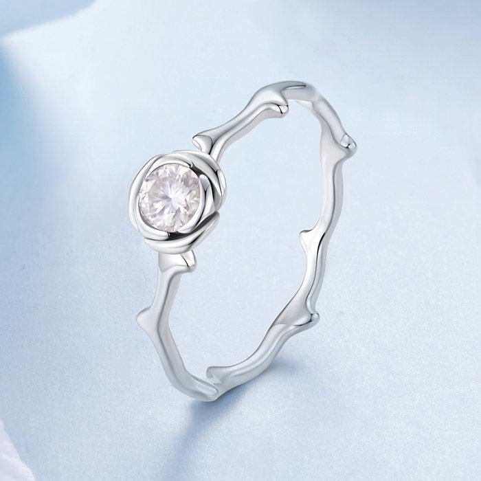 Inel argint trandafir [3]