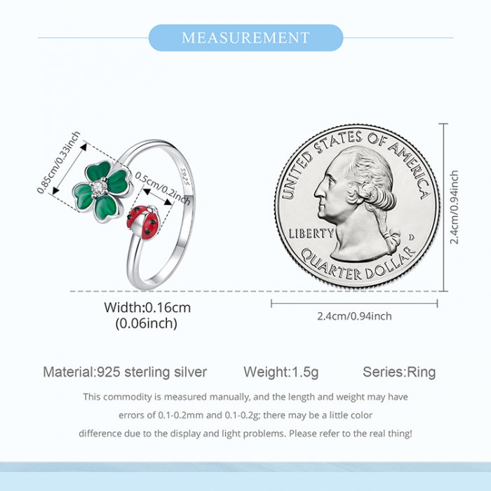 Inel argint trifoi cu 4 foi si gargarita [13]