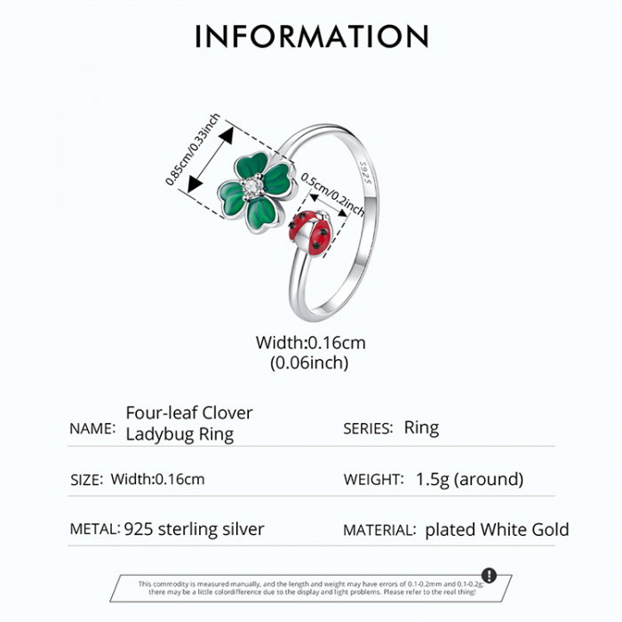 Inel argint trifoi cu 4 foi si gargarita [12]