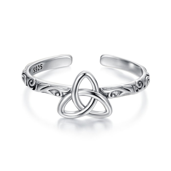 Inel argint vintage cu nod celtic [1]