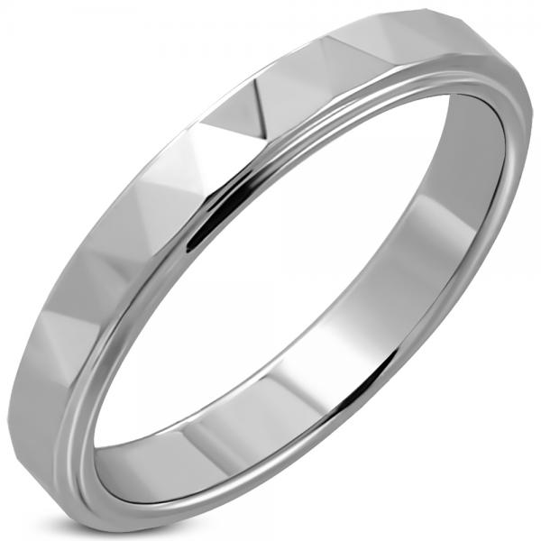 Inel din tungsten stil verigheta [1]