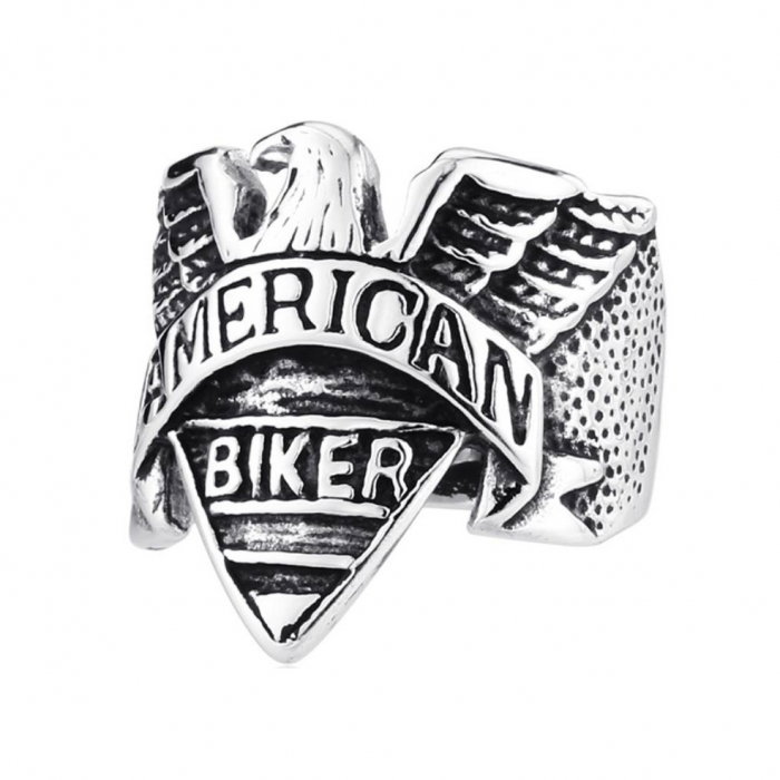Inel inox American Biker [6]