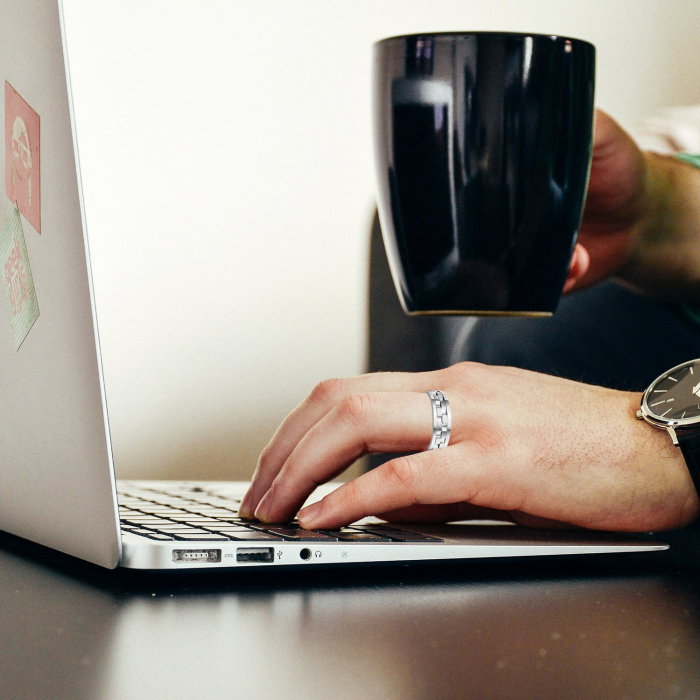 Inel inox antistres [4]