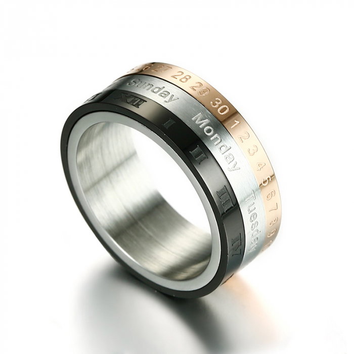 Inel inox antistres Calendar [3]